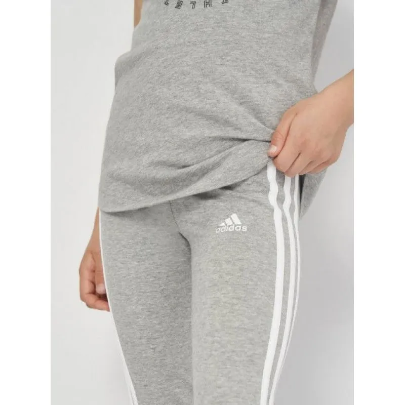 Adidas Kids' Classic 3-Stripes Leggings - Stylish Grey Comfort for Active Girls