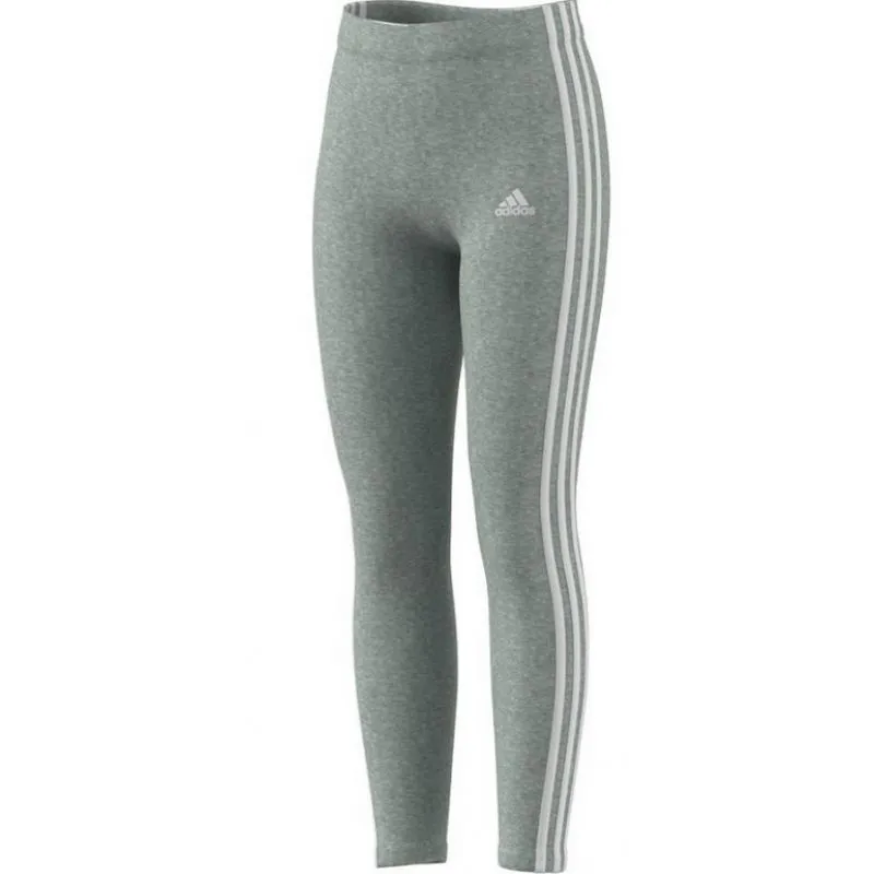 Adidas Kids' Classic 3-Stripes Leggings - Stylish Grey Comfort for Active Girls