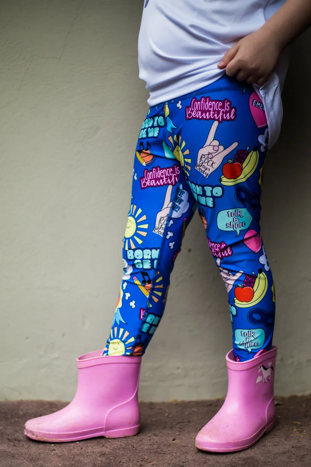 Blue Embrace Kid's Leggings