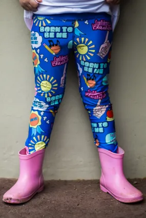 Blue Embrace Kid's Leggings