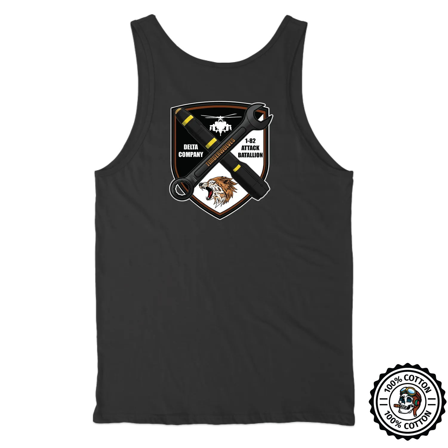 D Co, 1-82 AB "Timberwolves" Tank Tops