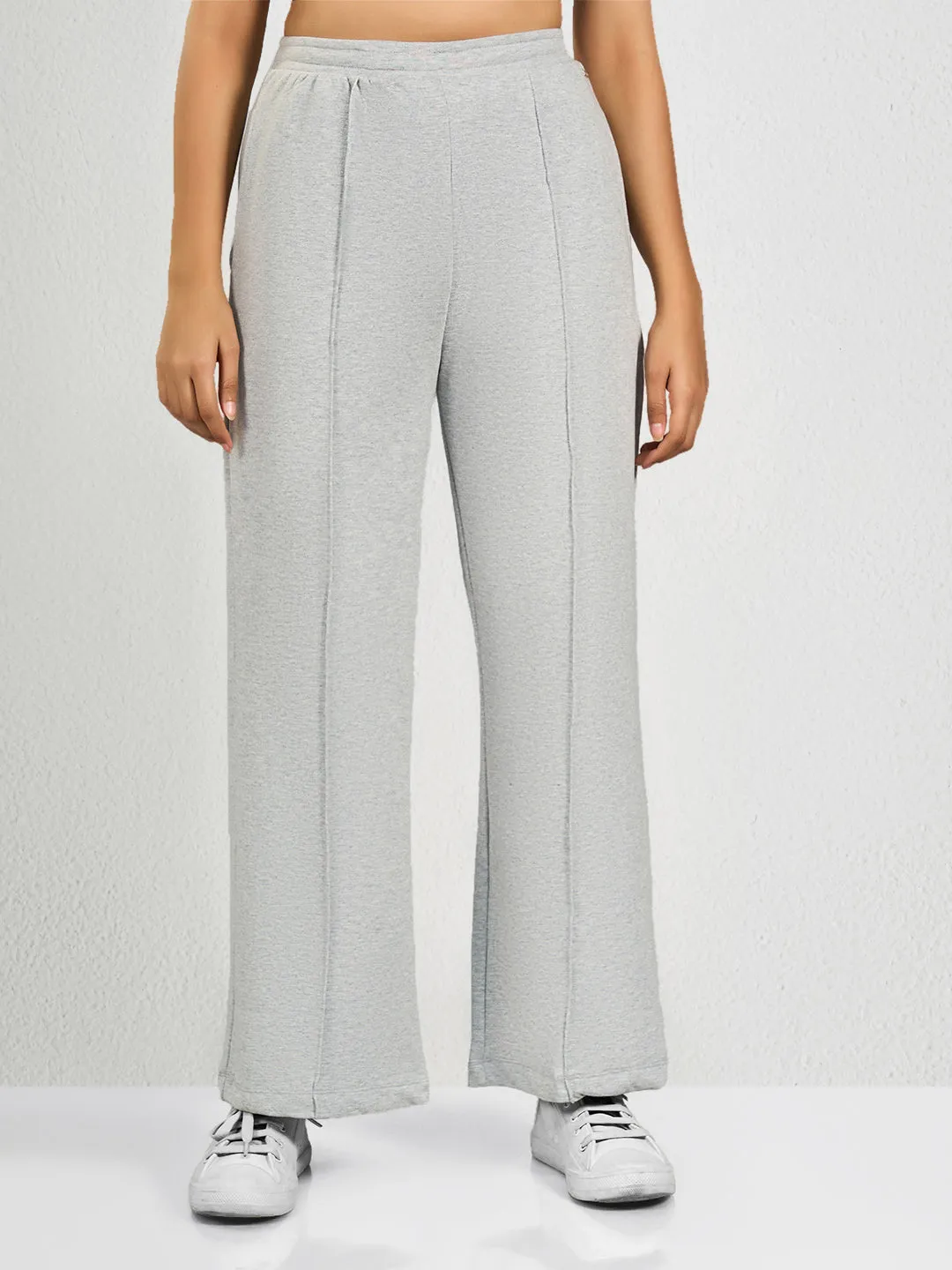Grey Solid GM Track Pant