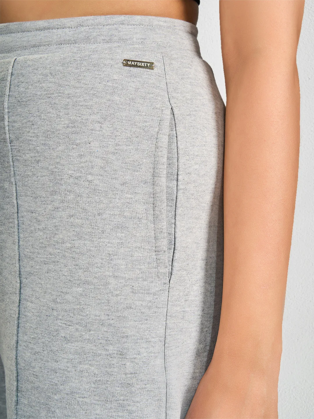 Grey Solid GM Track Pant