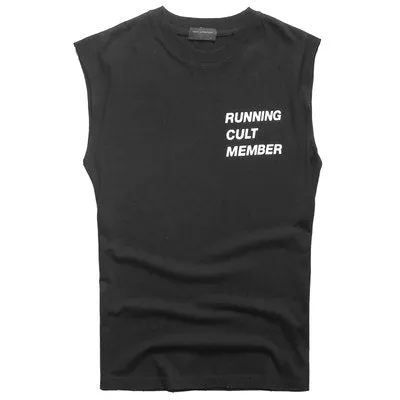 Men's Summer Cotton Ripped Holes Tank Top