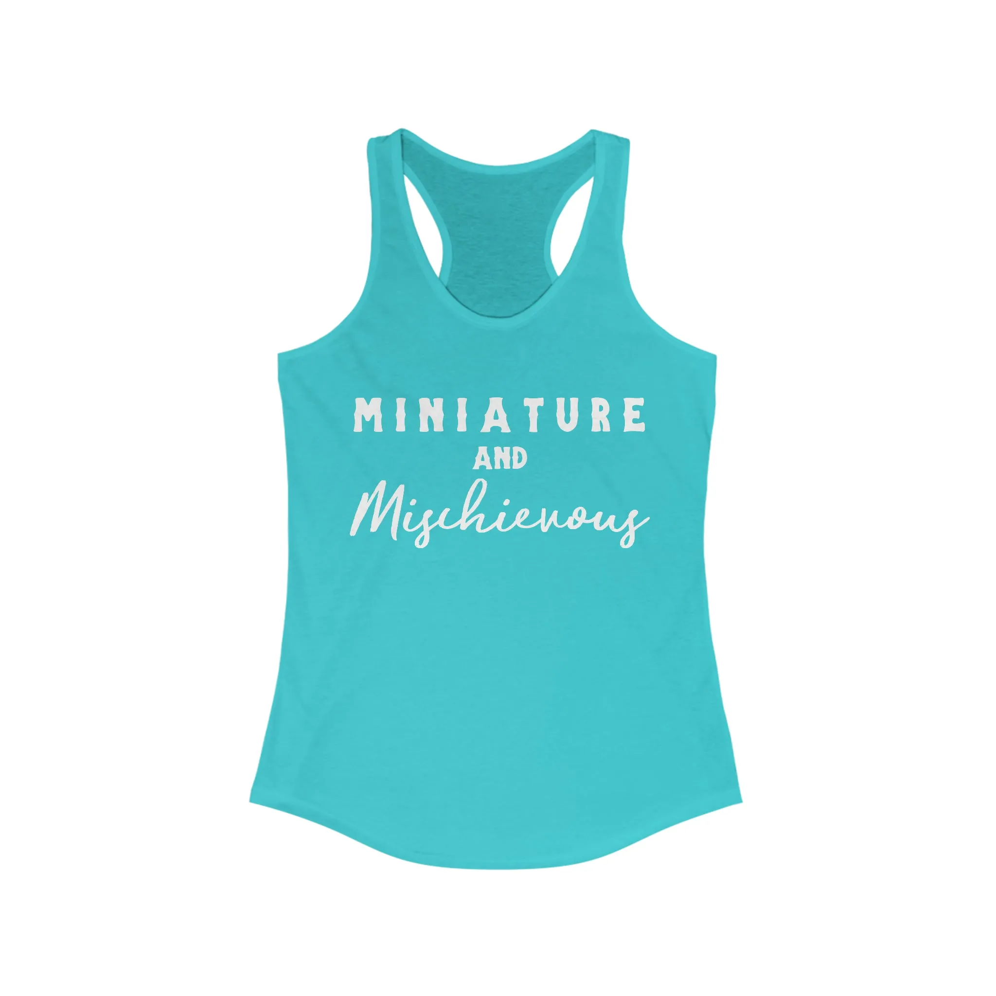 Miniature & Mischievous Racerback Tank