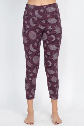 Organic Cotton Celestial Print Leggings