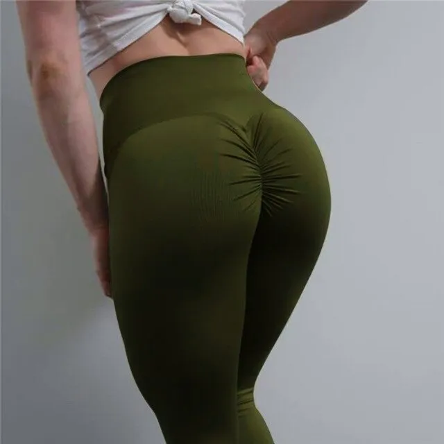 Outdoor Yoga Leggings Hips Push Up Pants