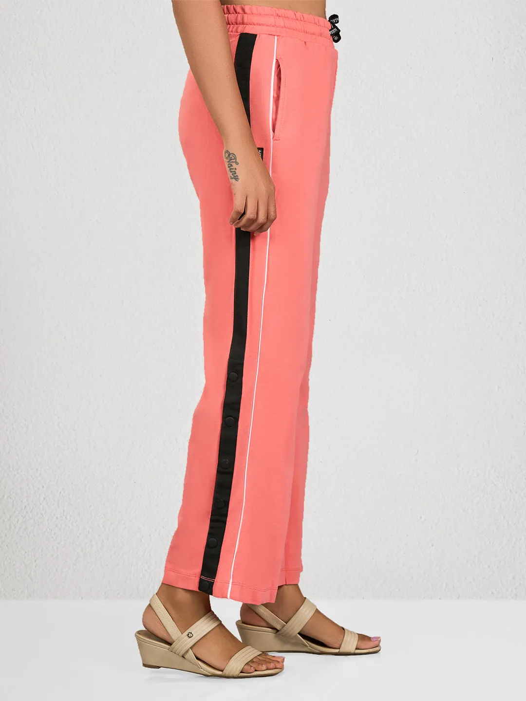Pink Side Striped BR Track Pant