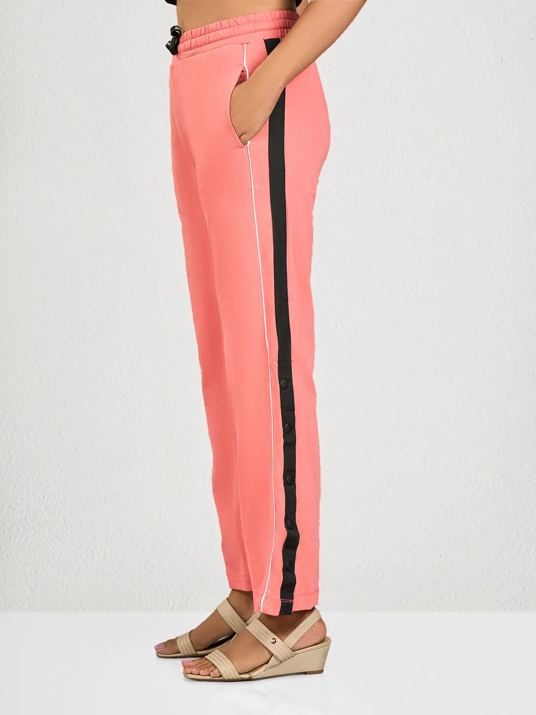 Pink Side Striped BR Track Pant