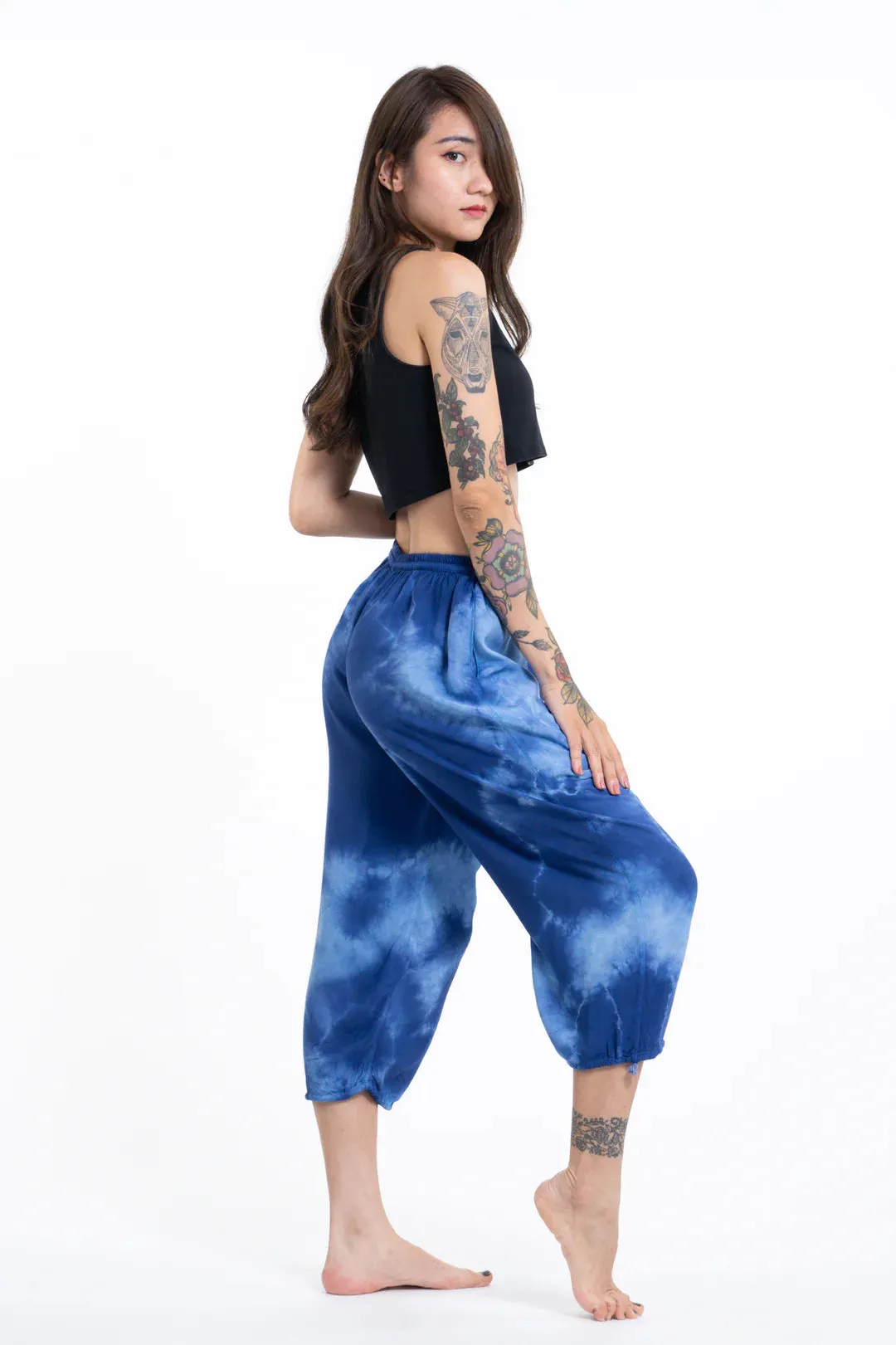 Tie Dye Yoga Massage Cropped Pants, Thailand