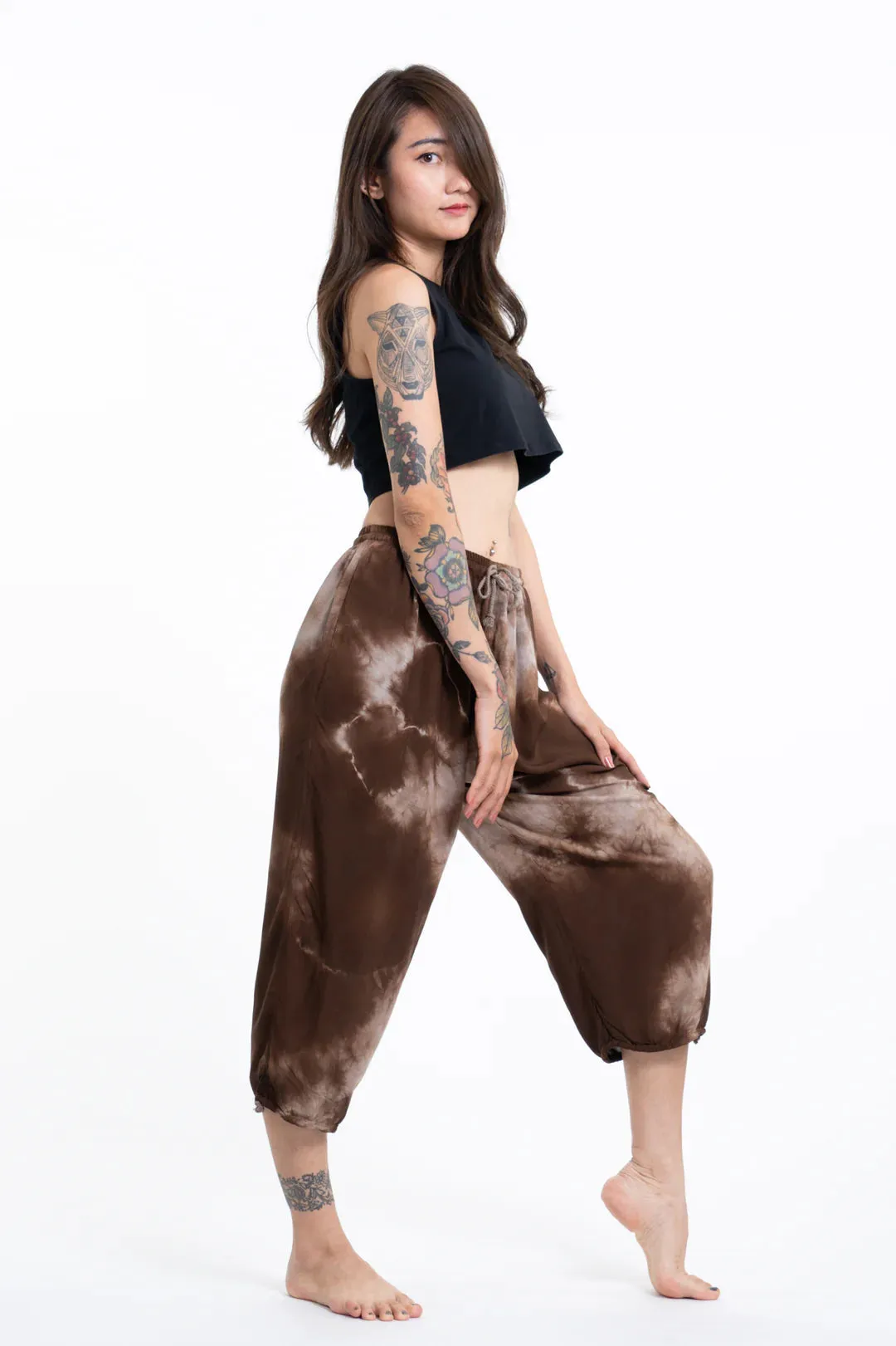 Tie Dye Yoga Massage Cropped Pants, Thailand
