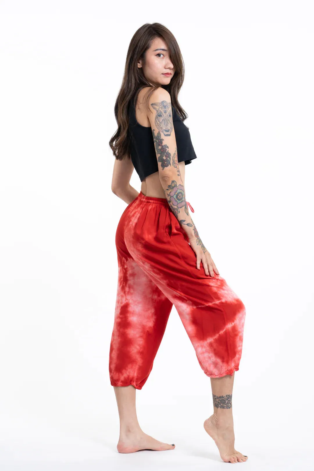 Tie Dye Yoga Massage Cropped Pants, Thailand