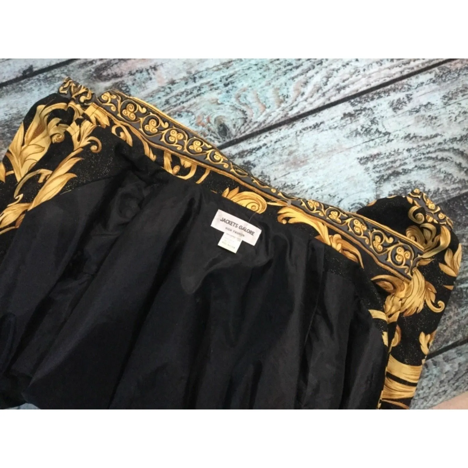 Vintage 90s, Picasso Style Bomber Jacket, Tiger, Abstract, Size 6, L