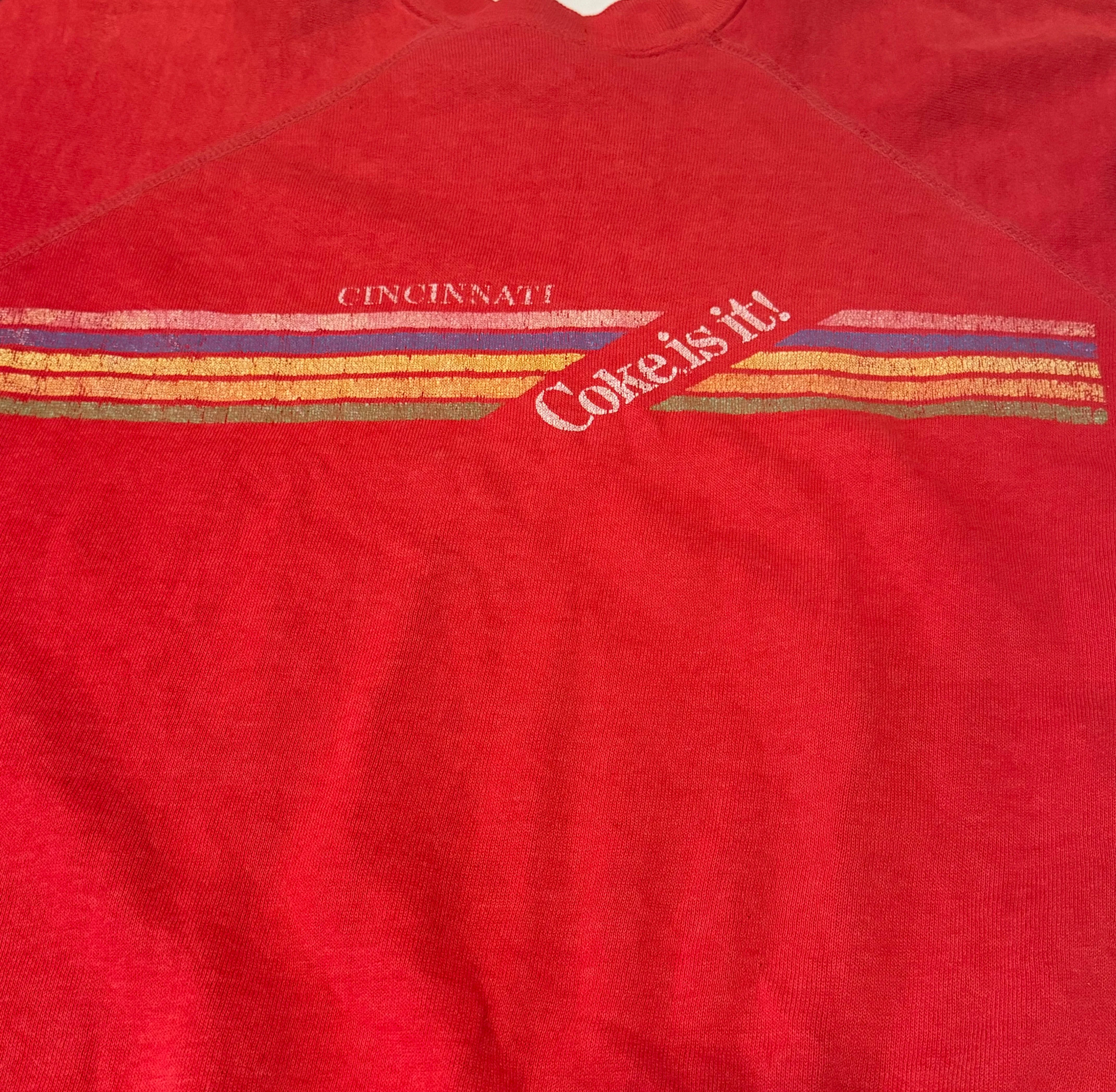 Vintage Cincinnati ‘Coke Is It’ Sweatshirt (S-M)