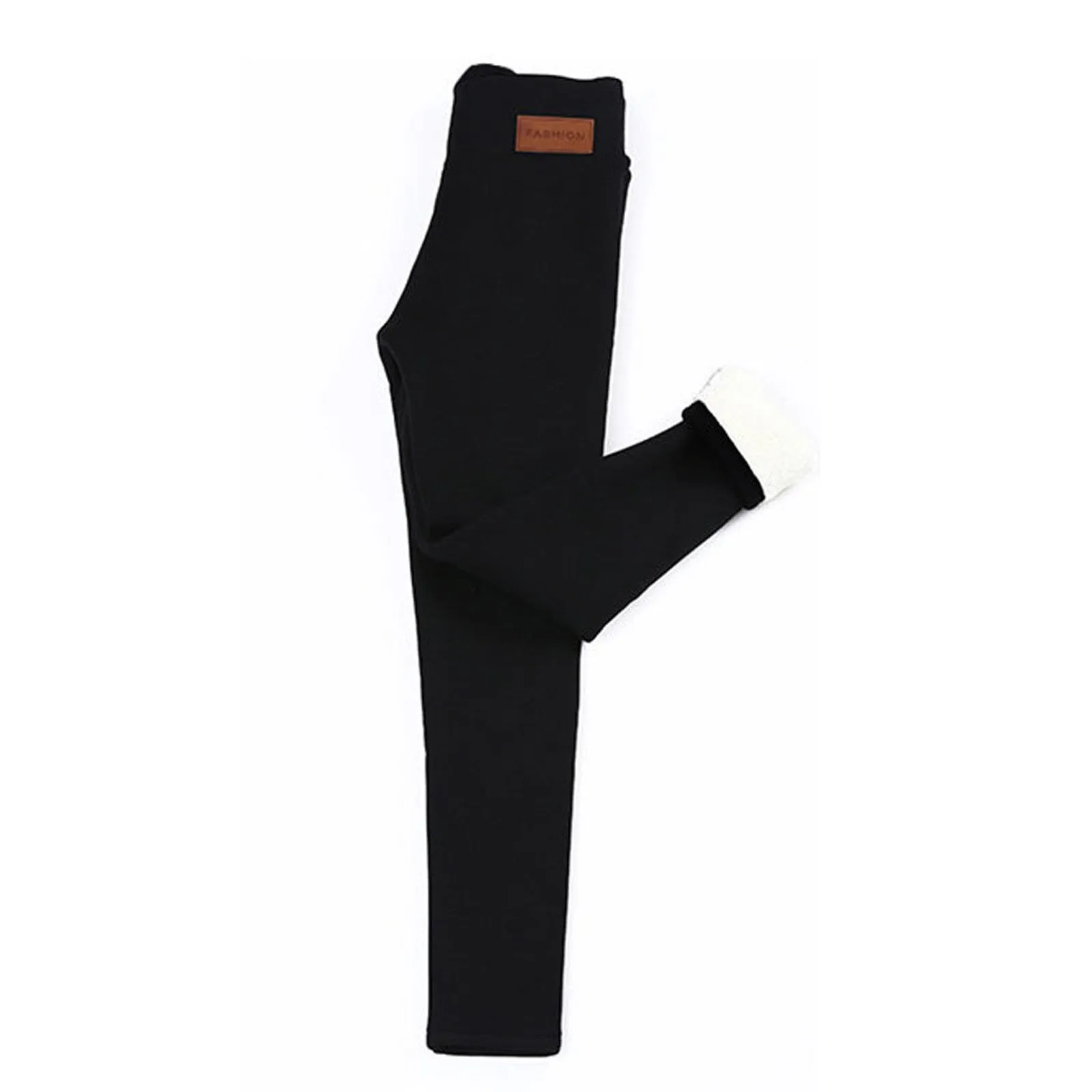 Women's High Waist Thick Velvet Winter Leggings, Warm Compression Pants, S-5XL