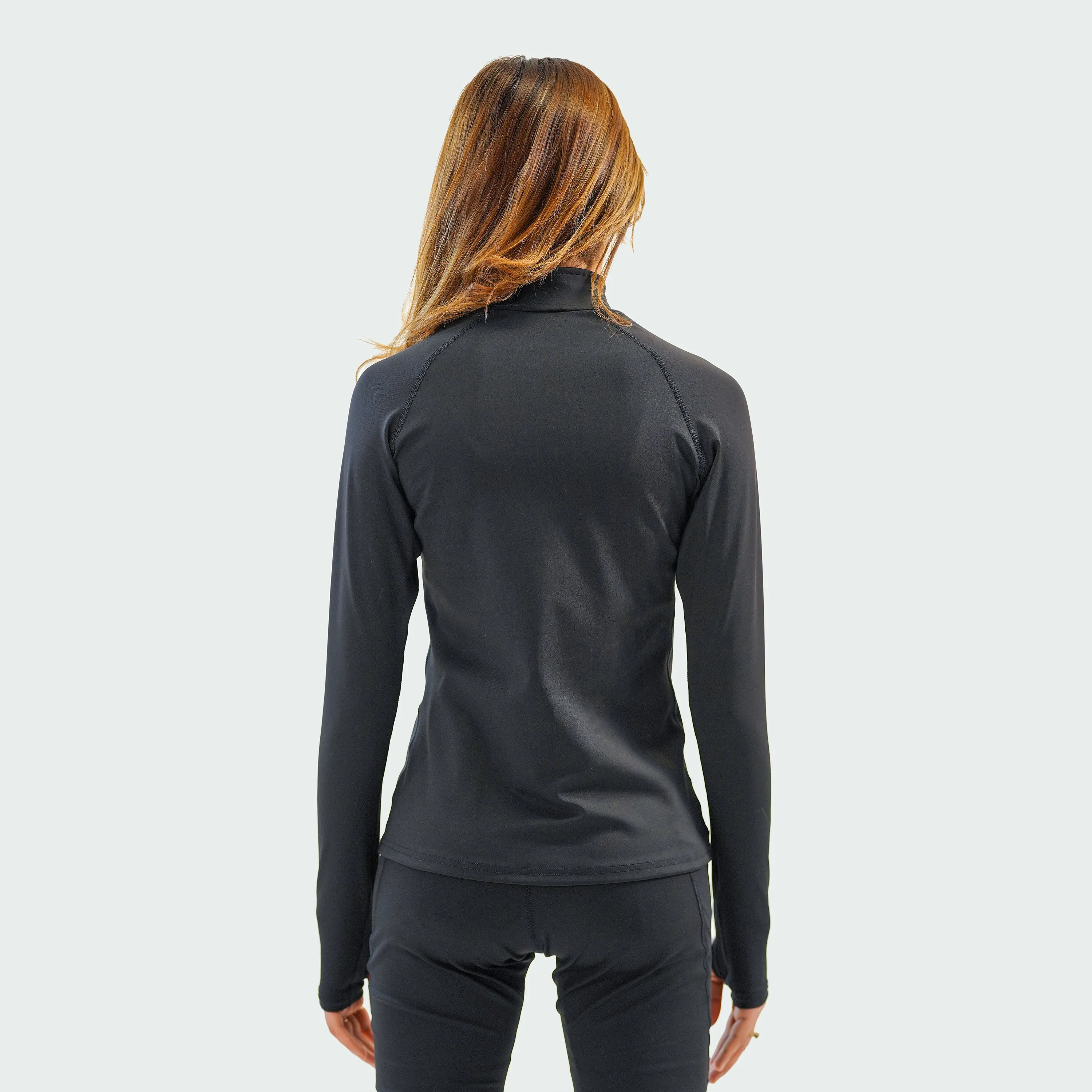 Zipper Flare Attire - Black